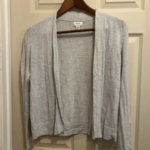 Old Navy Light Gray Open Front Cardigan  - size medium